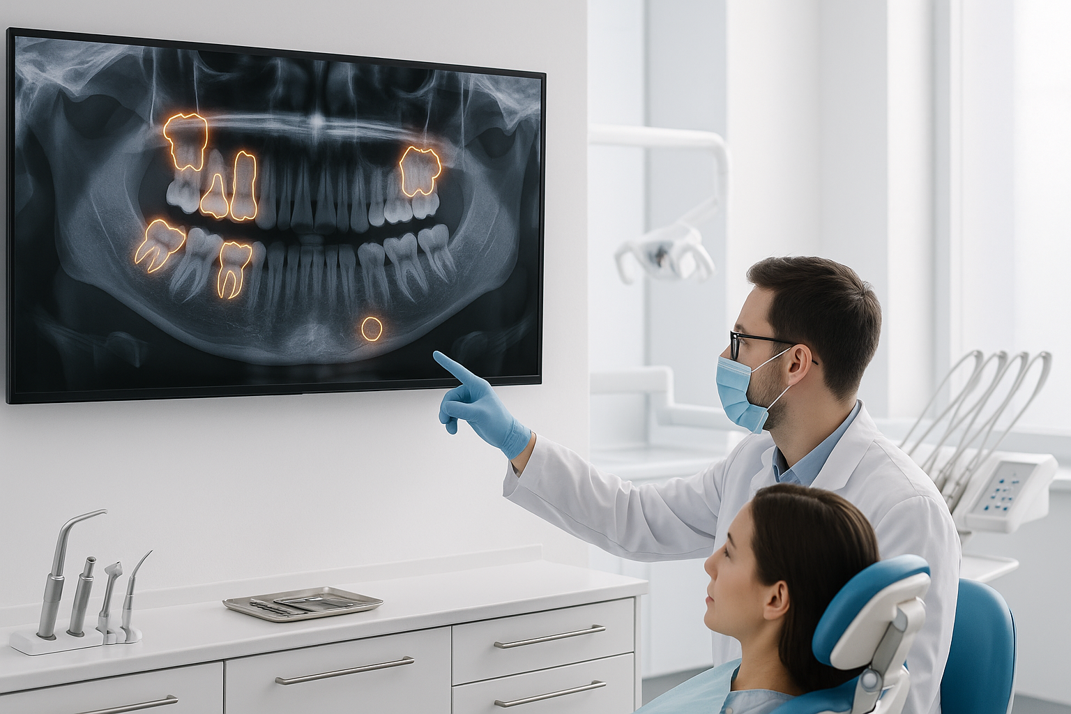 Smart dental AI tools now analyze digital images within seconds, helping dentists make confident decisions backed by clinical evidence.