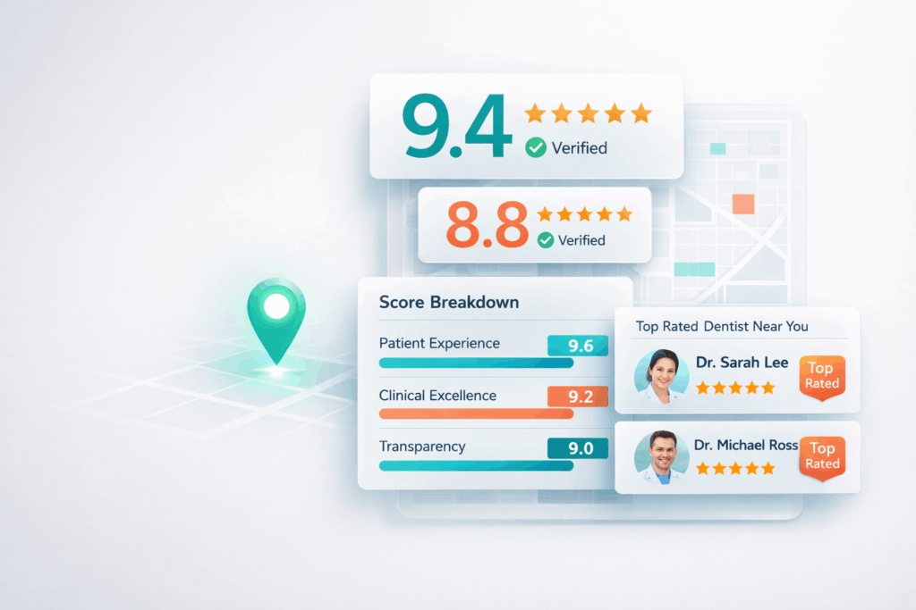 book the best dentist near you with confidence