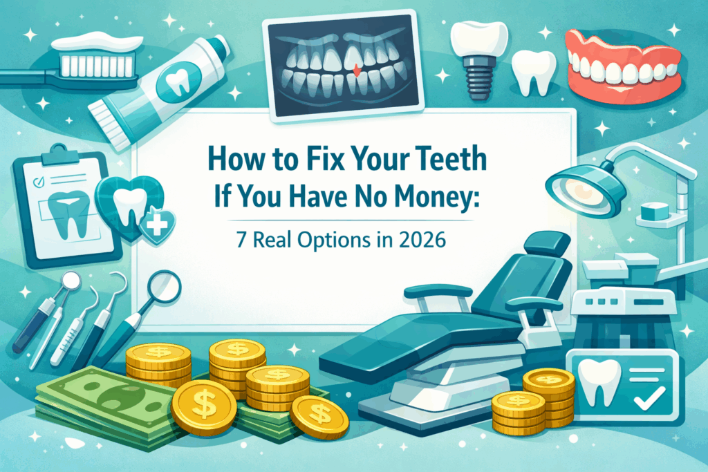 How to Fix Your Teeth If You Have No Money: 7 Real Options in 2026