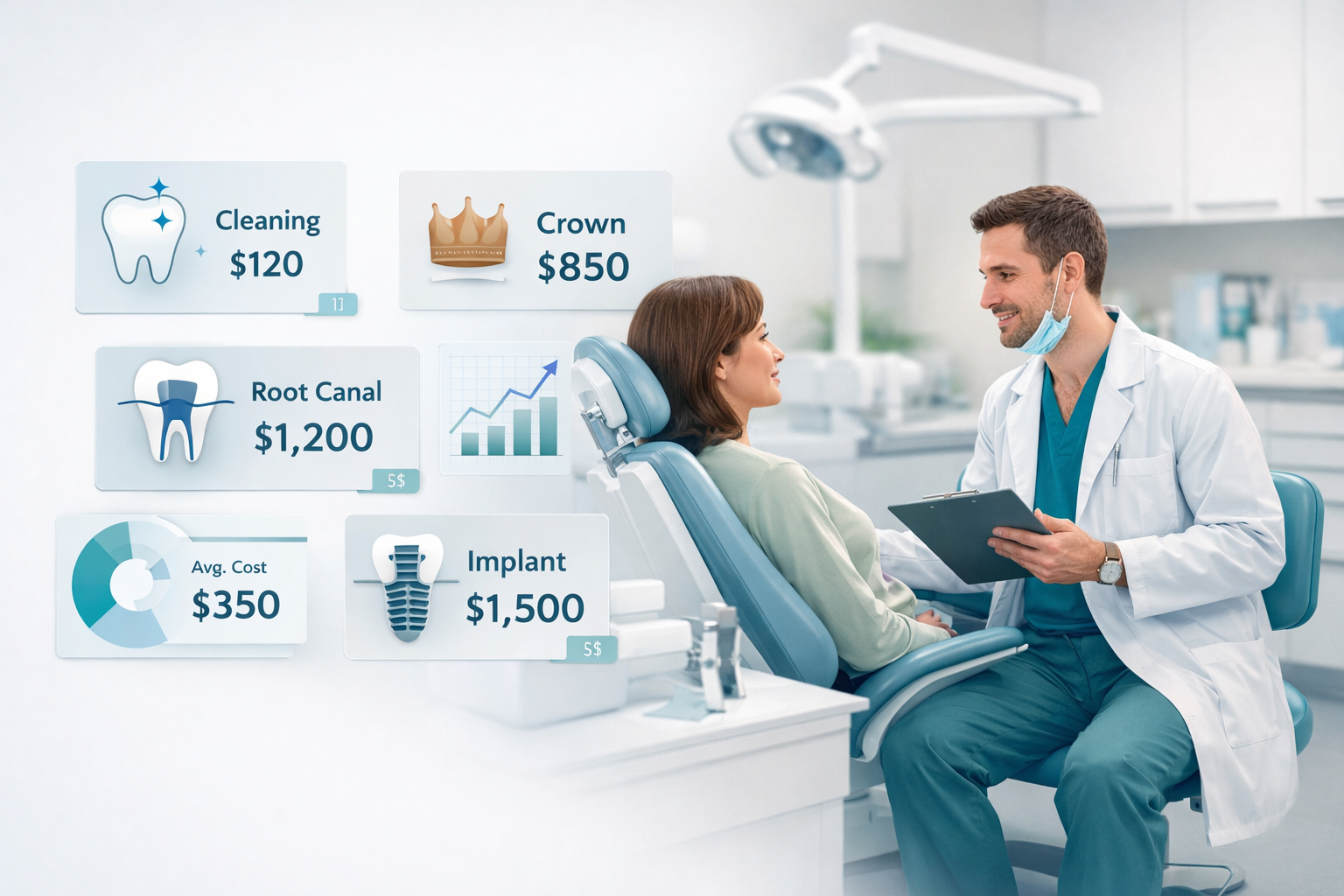 average cost to see a dentist